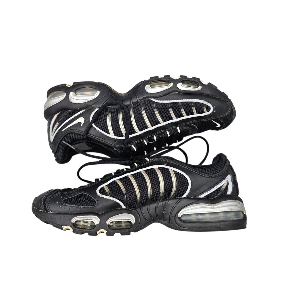Nike Men's Size 10.5 US Air Max Tailwind 4 Black Silver Sneakers Athletic Shoes - Picture 7 of 8